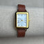 Simple Alligator Brown and Gold Roman Numeral Watch