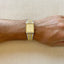 Rectangular Men's Vintage Seiko Two Tone Wristwatch