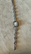 Elegant Floral Glamour in Marcasite Crystal Blue Watch