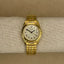 Vintage Pulsar Gold-Tone Watch – Classic Analog Quartz with Date – Stretch Expansion Band – Elegant Everyday Style