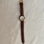 Rare Vintage Moon Phase Genuine Leather Wrist Watch