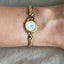 Dainty Rope Bracelet Seiko Gold Wristwatch