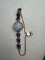 Crystal Rose Gold and Black Star Diamond Kimono Watch