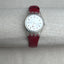 2003 Swatch Strawberry Jam Red Leather Watch