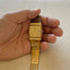 Rare Vintage Seiko Square Gold Wristwatch