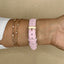 Classic Pink Leather and Gold Watch