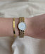 Minimalist Anne Klein Vintage 90's Gold Tone Date Dial