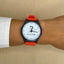 The CuriosityBox Watch | Modern Black & Red Unisex Quartz Watch | Science-Inspired Gift for Teachers & Thinkers