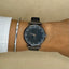 Minimalist Black Mesh Watch – Crystal Accent Dial | Sleek Modern Design