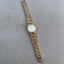 Vintage Geneva Quartz Women’s Watch – Textured Gold Tone Bracelet, Statement Retro Timepiece