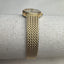 Elegant Diamond Braided Gloss Gold Elria Watch