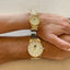 Roman Numeral, Vintage His and Hers Set of Wristwatches