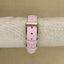 Classic Pink Leather and Gold Watch
