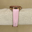Classic Pink Leather and Gold Watch
