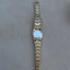 Vintage Geneva Quartz Women’s Watch – Textured Gold Tone Bracelet, Statement Retro Timepiece