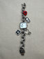 Charm Bracelet Watch, Disney Minnie Mouse Silver