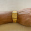 Rare Vintage Seiko Square Gold Wristwatch