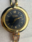 Regal Gold and Black Dainty Citizen Wrist Watch