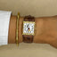 Vintage Lorus Mickey Mouse Watch – Gold-Tone Case with Brown Leather Strap * Disney Collectible