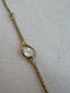 Dainty Elegant Alba, Old Money Gold Tone Chain Watch