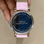 Classic Pink Leather and Gold Watch