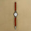 Vintage Ecclissi Sterling Silver Watch – Women's Leather Band Quartz Watch – Mother of Pearl Dial – Southwestern Style – Unique Gift