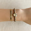 Rare Beaded Two Tone Bracelet Seiko in Mint Condition