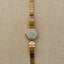 Dainty Vintage Gold Tone Matte Seiko Cocktail Watch