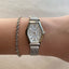 Vintage Polini, Minimalist Roman Numeral Silver Wristwatch