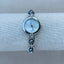 Natural Black Pearl and Diamond Bracelet Watch