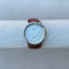 Sleek Men's Neutral Gold and Brown Y2K Timex