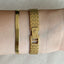 Omega Gold Ladies' Watch, Textured Band, 17 Jewels