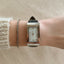 Minimalist Classic Mother of Pearl, Roman Numeral, Genuine Snakeskin Leather