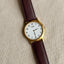 Vintage Seiko Luxe Genuine Leather Wrist Watch