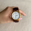 Vintage Seiko Luxe Genuine Leather Wrist Watch