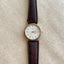 Vintage Pristine Bulova, Genuine Leather