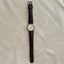 Vintage Pristine Bulova, Genuine Leather