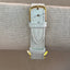 Rare Novelty Travel Watch | White Croc Band | Hong Kong Movement
