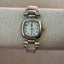 Two-Tone Cable Cuff Watch – Classic Quartz Japan Movement – Silver & Gold Bangle Bracelet – Western Equestrian Style