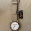 Original Grain Women’s Minimalist Watch – Rose Gold Markers – Wood Inlay Bezel – Beige Leather Band – New with Tag