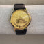 Rare 1982 Tokyo Disneyland Watch by Seiko – Gold Castle Dial – Vintage Disney Collectible – Walt Disney Productions – Men's Unisex Leather Watch