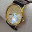 Rare 1982 Tokyo Disneyland Watch by Seiko – Gold Castle Dial – Vintage Disney Collectible – Walt Disney Productions – Men's Unisex Leather Watch