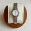 Ladies Citizen Date Dial Minimalist Silver Tone Watch