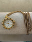 Vintage Vivani Necklace Watch with Interchangeable Bezels – 10 Colorful Snap-On Rings – Quartz Pendant Watch – 1980s-90s Gift Set