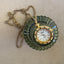 Vintage Vivani Necklace Watch with Interchangeable Bezels – 10 Colorful Snap-On Rings – Quartz Pendant Watch – 1980s-90s Gift Set