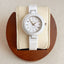 Ceramic Y2K Vintage White DKNY Analog Ladies Wrist Watch