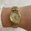 1990 Timex Indigo, Gold Tone Date Dial, Quartz Watch