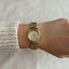 1990 Timex Indigo, Gold Tone Date Dial, Quartz Watch