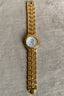 Swiss Pearl & Gold Forbel Crystal Watch