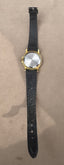 Gucci 1990's Vintage Women’s Quartz Watch | Gold-Tone Bezel | Black Leather Band | Classic Design